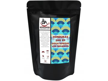 Káva Arabika Honduras SHG EP Siguatepeque Los Geranios z pražírny BotaCoffee v balení 250g