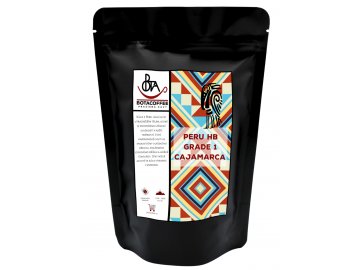 Peru HB grade 1 Cajamarca z pražírny BotaCoffee v balení 250g