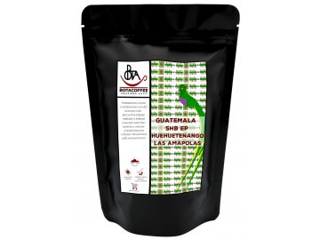 Pražená káva z pražírny BotaCoffee Guatemala Huehuetenango Las Amapolas SHB EP v 250g balení