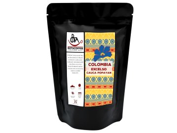 Pražená káva Colombia Excelso Cauca Popayan z pražírny BotaCoffee v balení 250 g