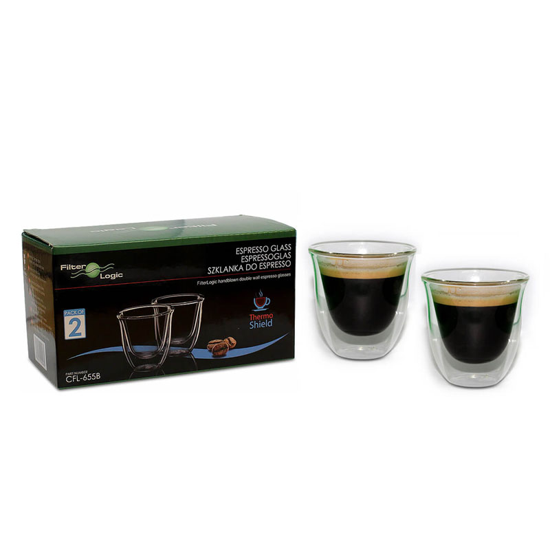 Espresso Skleničky Filter Logic CFL-655B 2ks 70ml