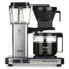 Moccamaster KBG 741 AO – Brushed Aluminium, přední pohled