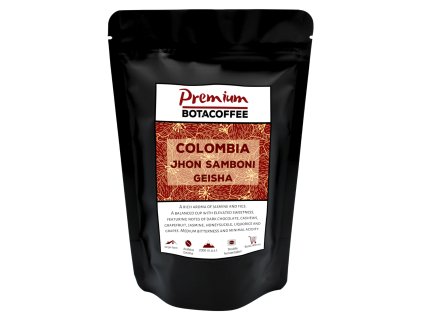 Roasted coffee Colombia Jhon Samboni Geisha BotaCoffee 250 g