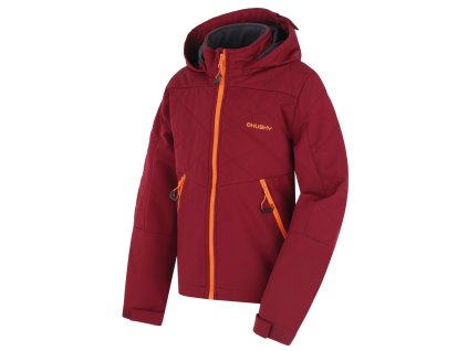 Husky Dětská softshell bunda Salex K bordo (Velikost 122-128)