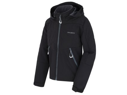 Husky Dětská softshell bunda Salex K black (Velikost 122-128)