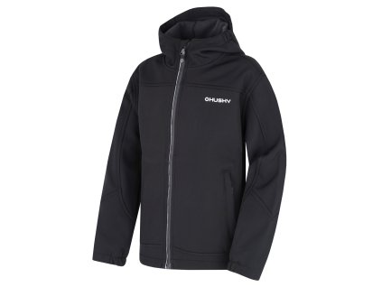 Husky Dětská softshell bunda Simbo K black (Velikost 112-116)
