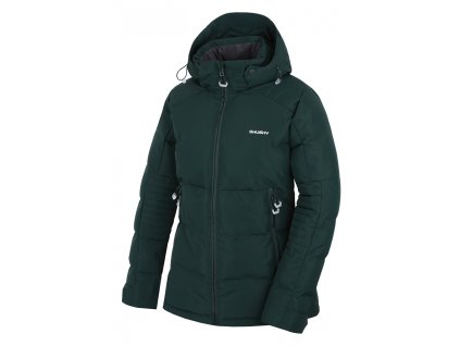 Husky Dámská plněná zimní bunda Norel L dark green (Velikost L)