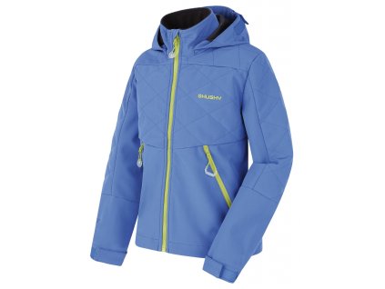 Husky Dětská softshell bunda Salex K blue (Velikost 134-140)