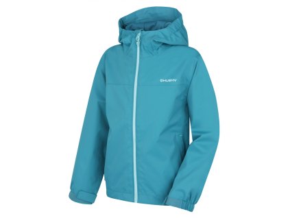 Husky Dětská hardshell bunda Nelory K faded turquoise (Velikost 122)