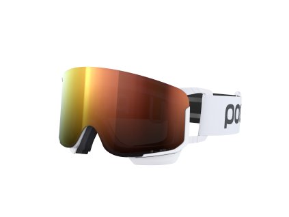Lyžařské brýle POC Nexal Mid WF Hydrogen White/Partly Sunny Orange PC408538703 (Velikost UNI/Wide Fit)