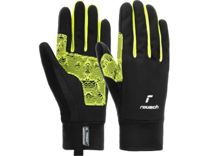 Rukavice Reusch Arien STORMBLOXX™ TOUCH-TEC™ Junior - black / safety yellow