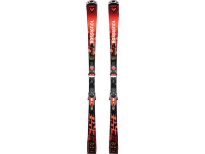 Lyže Rossignol HERO CARVE KONECT + NX 12 K GW B80 BLK HOT RED / RANPJ01+FCLCN03