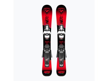 Lyže Rossignol HERO PRO PRE-DRILLED + TEAM 4 GW B76 BLACK / RANWE01+FCKKT01