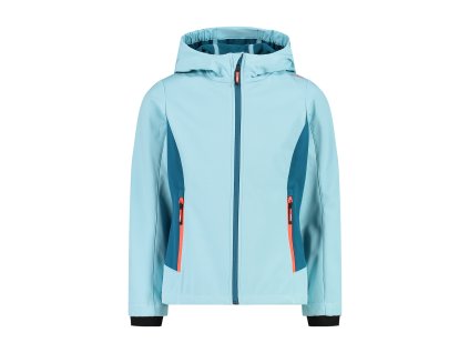 Dětská softshell bunda CMP KID G JACKET FIX HOOD modrá