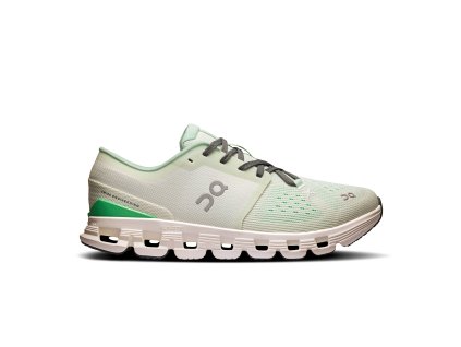 Dámské Boty Běžecké On Running Cloud X 4 Aloe/Honeydew (Velikost 42.5)