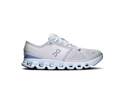 Dámské Boty Běžecké On Running Cloud X 4 Silver/Chambray (Velikost 42.5)