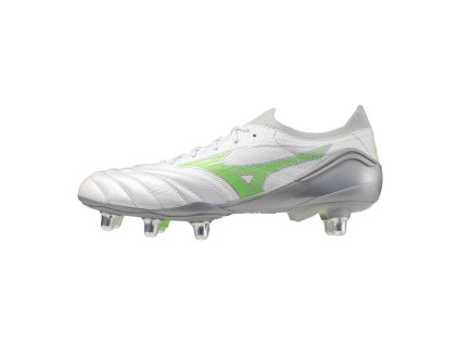 Mizuno MORELIA NEO IV β ELITE SI(U) White/Neon Green/Cool Gray 3C P1GC254337 (Velikost 39)