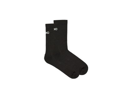 POC Cadence Road Thermal Socks Uranium Black (Velikost L)