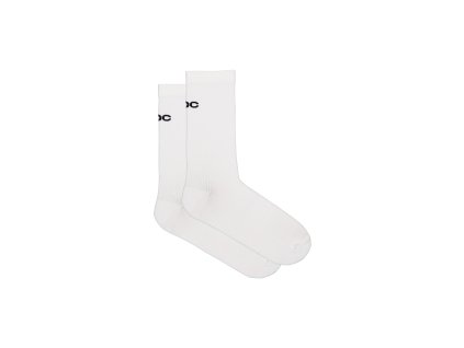 POC Cadence Road Long Socks Hydrogen White (Velikost L)