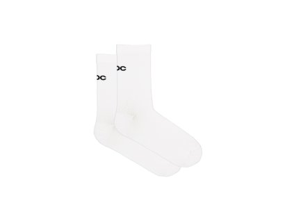 POC Cadence Road Socks Hydrogen White (Velikost L)