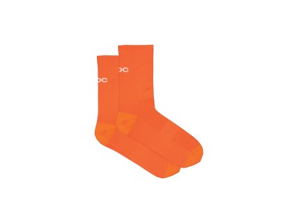 POC Cadence Road Socks Zink Orange (Velikost L)