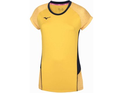 Premium High-Kyu Tee / Yellow/Navy / 3XL