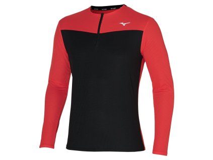 DRYAEROFLOW LS HZ / Black/Fiery Red / XXL