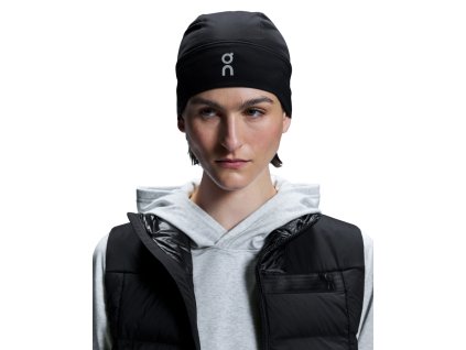Čepice ON Running Core Beanie Black (Velikost OS)