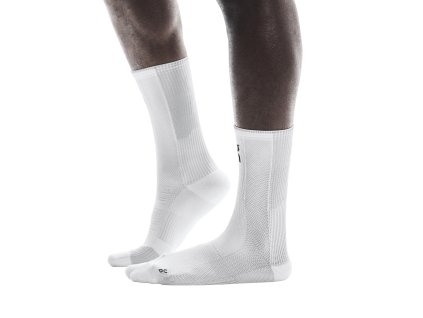 Ponožky ON Running Performance Run Sock High White/Glacier (Velikost S)