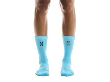 Ponožky ON Running Performance Run Sock High Horizon/White (Velikost L)