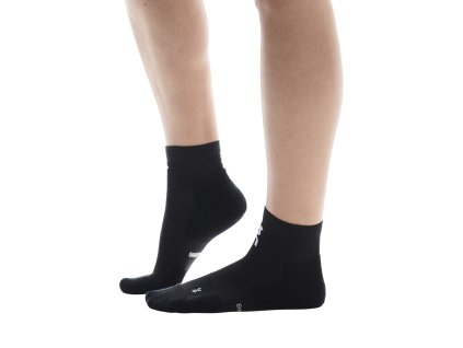 Ponožky ON Running Core Run Sock Mid 2P Black (Velikost M)