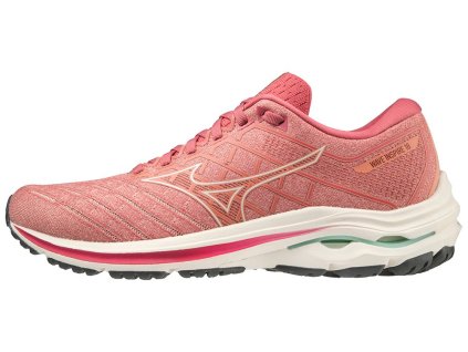 Boty Mizuno WAVE INSPIRE 18 Rosette Snow White Garnet Rose