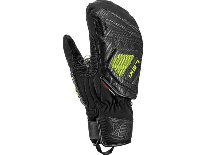 Rukavice Leki WCR C-Tech 3D Mitt black-ice lemon