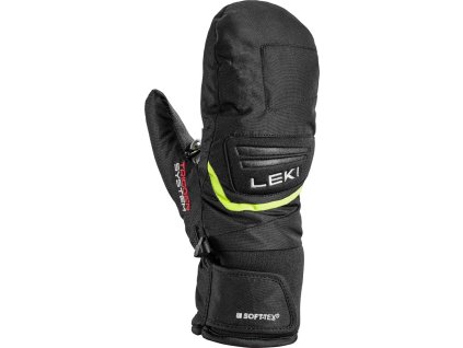 Rukavice Leki Griffin 3D Junior Mitt black-yellow
