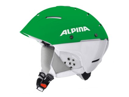 Lyžařská helma Alpina Cheos SL - Green-white