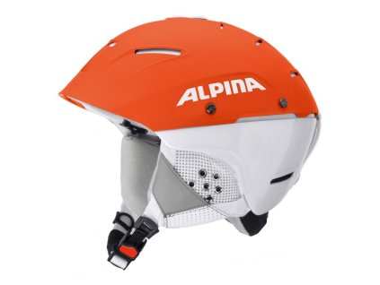 Lyžařská helma Alpina Cheos SL - Orange-white