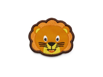 Dětský odznáček na suchý zip Affenzahn Velcro badge - LION