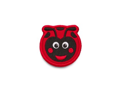 Dětský odznáček na suchý zip Affenzahn Velcro badge - LADYBIRD