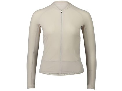 POC Essential Road W's LS Jersey - Light Sandstone Beige (Velikost L)