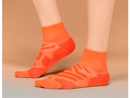 Dámské Ponožky ON Running Performance Mid Sock Flame/Spice (Velikost 42/43)