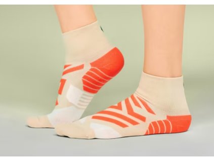 Dámské Ponožky ON Running Performance Mid Sock Haze/Flame (Velikost 42/43)