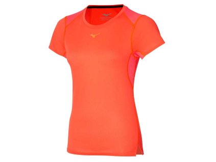 Triko Mizuno DryAeroFlow Tee Nasturtium