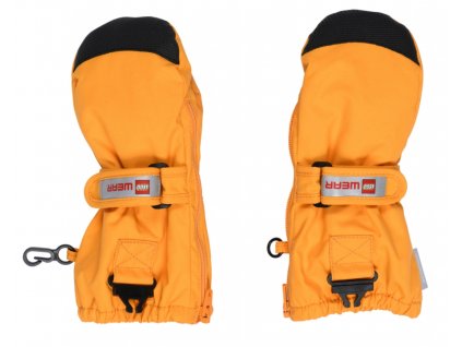 Dětské rukavice LEGO Wear ARIPO 703 - MITTENS W/MEM. - Orange Fluo
