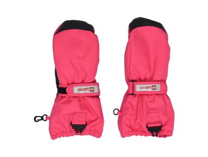 Dětské rukavice LEGO Wear ARIPO 703 - MITTENS W/MEM. - Pink
