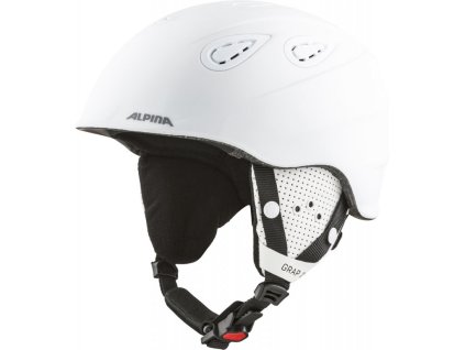 Lyžařská helma Alpina Grap 2.0 - bílá