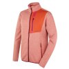 Husky Pánská mikina na zip Ane M dk. brick orange (Velikost L)