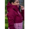 Husky Dámská outdoor bunda Nabbi L bordo/pink (Velikost XL)