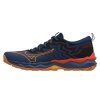 Boty Mizuno Wave Daichi 8 Estate Blue Apricot Spicy Orange