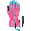 Rukavice Reusch Ben - knockout pink / bachelor button (Velikost 4)