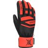 Rukavice Reusch Worldcup Warrior Prime R-TEX XT Junior - black / fluo red (Velikost 6.5)